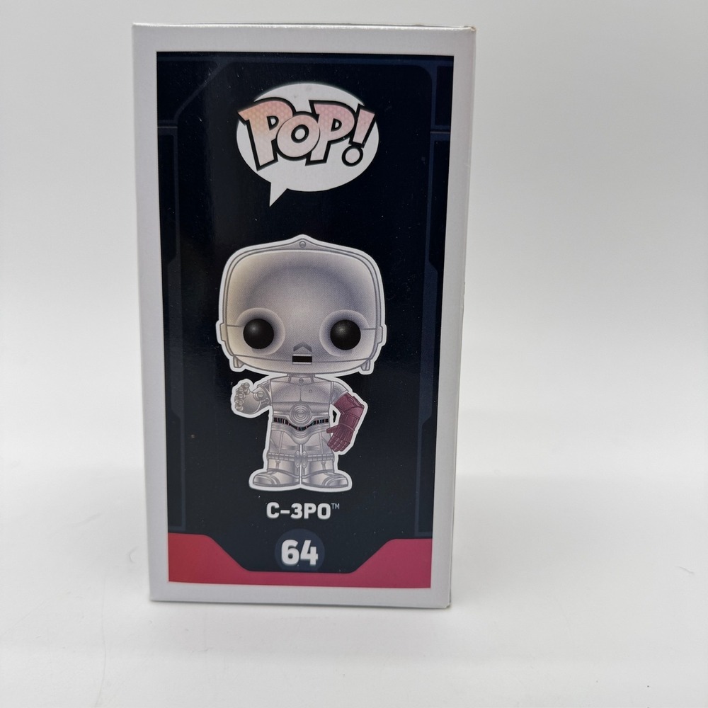 Funko Pop Star Wars C-3PO #64 The Force Awakens Sealed w/ Protector - Picture 3 of 11